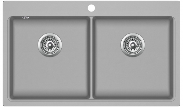 Кухонная мойка Aquasanita Magna SQM200AW (argent 220)